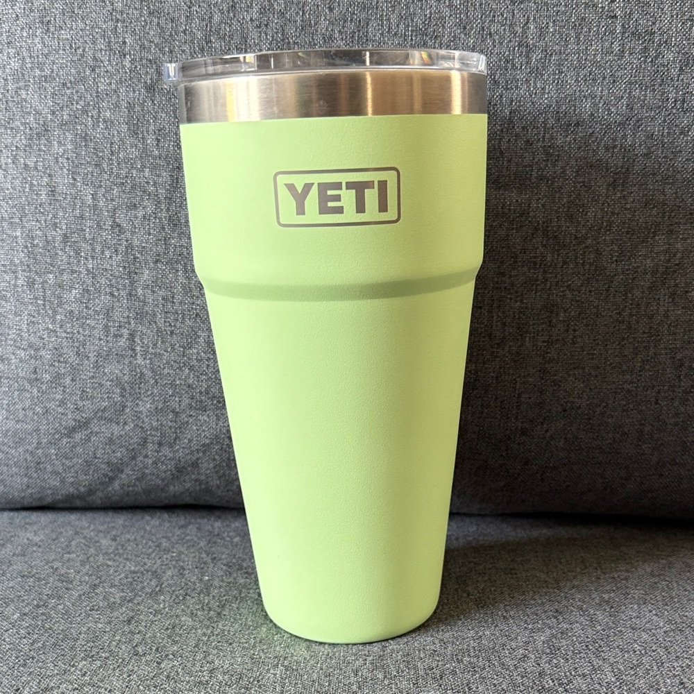 YETI Lime Green Insulated Tumbler
